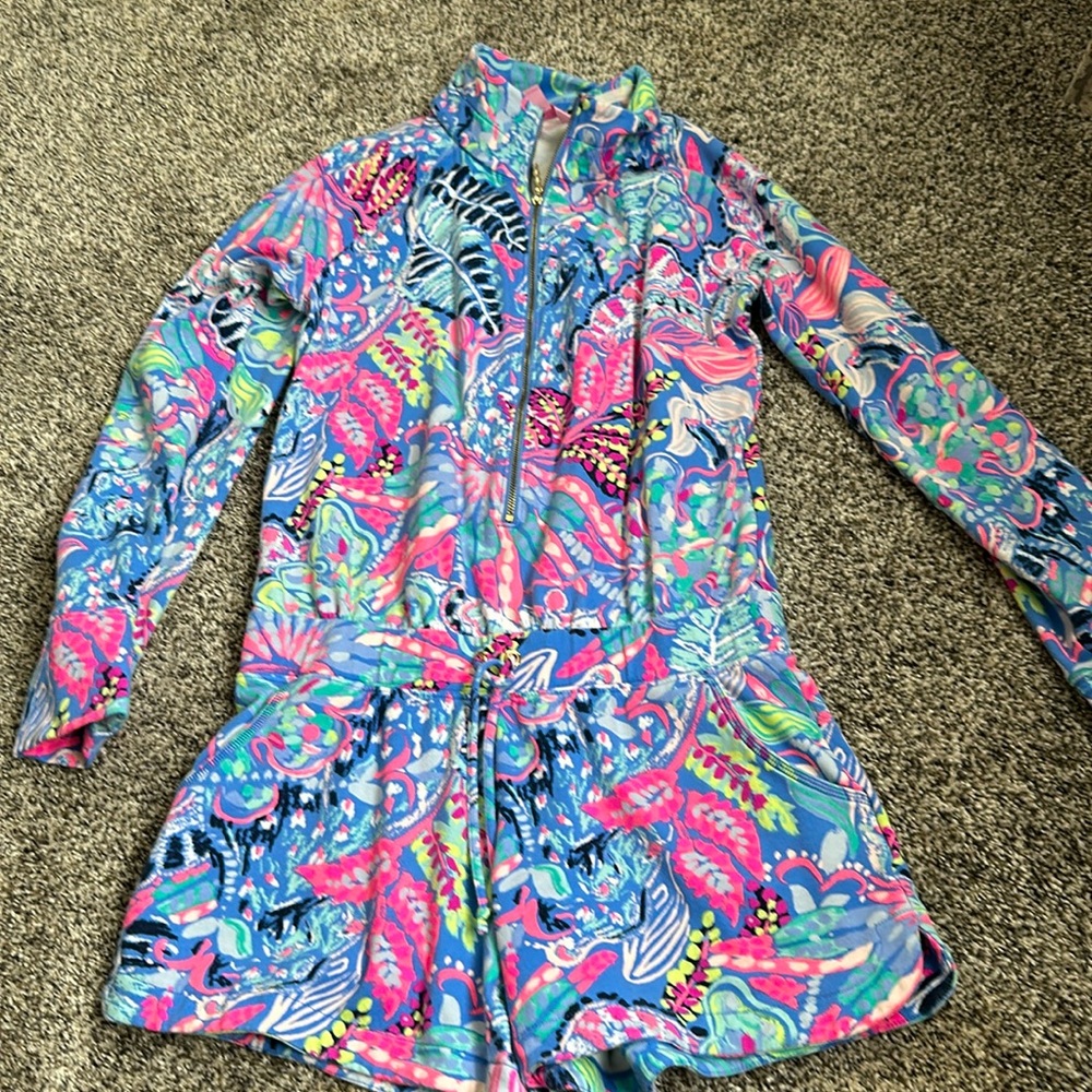 Lilly Pulitzer long sleeve shorts jumper